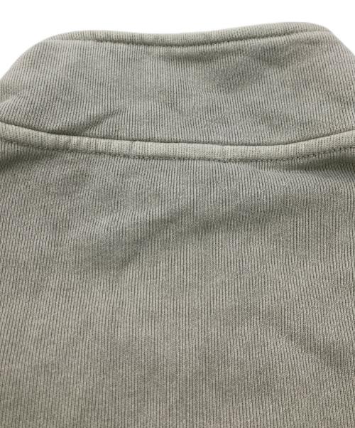 kompakt record bar（コンパクトレコードバー）kompakt record bar (コンパクトレコードバー) WASHED EMBROIDERED HALF ZIP-UP グレー サイズ:Mの古着・服飾アイテム