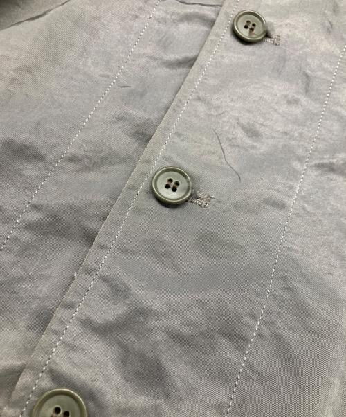 KNOT made in world（ノットメイドインワールド）KNOT made in world (ノットメイドインワールド) ナイロンカバーオール グレー×ブラック サイズ:３の古着・服飾アイテム