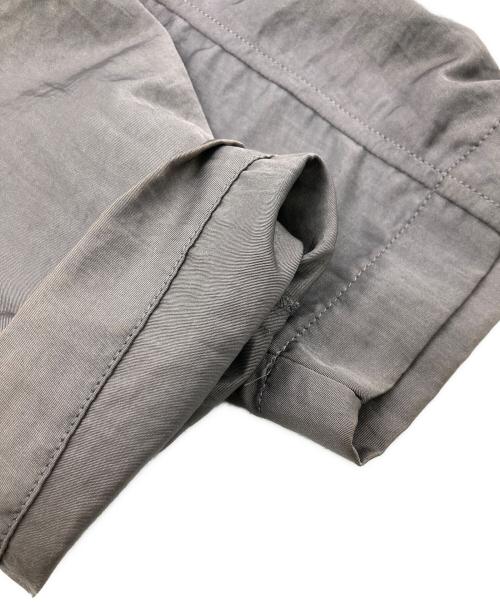 KNOT made in world（ノットメイドインワールド）KNOT made in world (ノットメイドインワールド) ナイロンカバーオール グレー×ブラック サイズ:３の古着・服飾アイテム