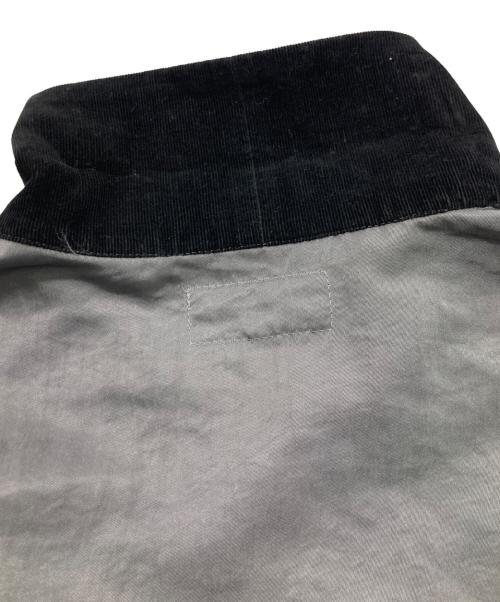 KNOT made in world（ノットメイドインワールド）KNOT made in world (ノットメイドインワールド) ナイロンカバーオール グレー×ブラック サイズ:３の古着・服飾アイテム