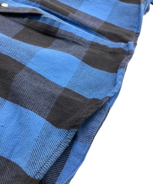 FIVE BROTHER（ファイブブラザー）FIVE BROTHER (ファイブブラザー) バッファローチェックウエスタンネルシャツ ブラックブルー サイズ:SIZE M-TALLMANの古着・服飾アイテム