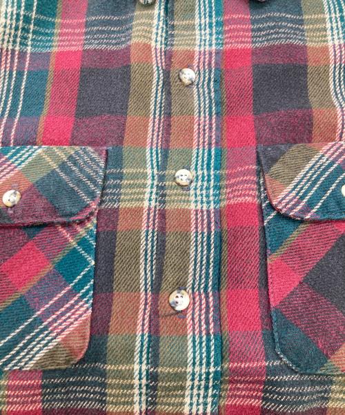 FIVE BROTHER（ファイブブラザー）FIVE BROTHER (ファイブブラザー) コットンフランネルシャツ レッド サイズ:SIZE Lの古着・服飾アイテム