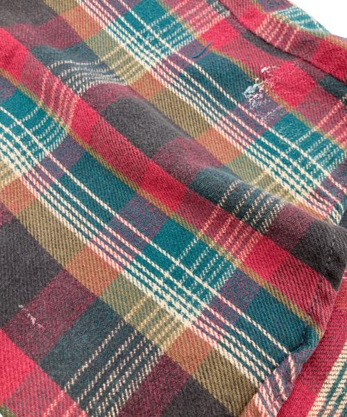 FIVE BROTHER（ファイブブラザー）FIVE BROTHER (ファイブブラザー) コットンフランネルシャツ レッド サイズ:SIZE Lの古着・服飾アイテム
