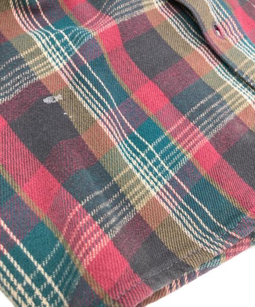 FIVE BROTHER（ファイブブラザー）FIVE BROTHER (ファイブブラザー) コットンフランネルシャツ レッド サイズ:SIZE Lの古着・服飾アイテム