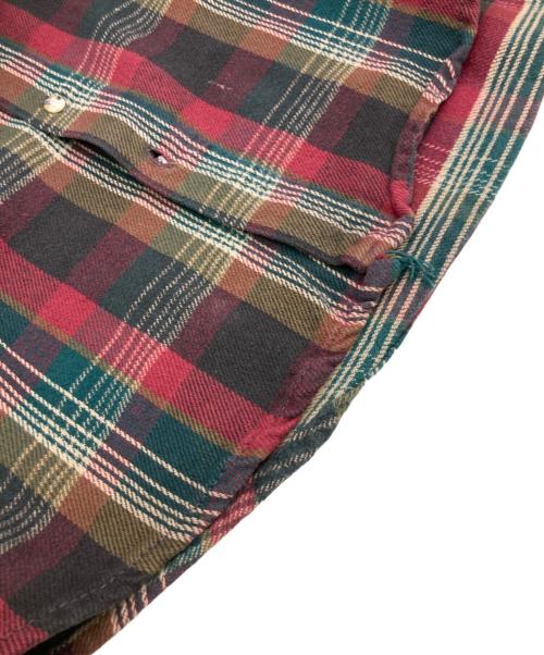 FIVE BROTHER（ファイブブラザー）FIVE BROTHER (ファイブブラザー) コットンフランネルシャツ レッド サイズ:SIZE Lの古着・服飾アイテム