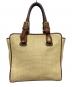 CELINE (セリーヌ) ラフィアハンドバッグ ベージュ サイズ:Free(実寸参照）：12000円