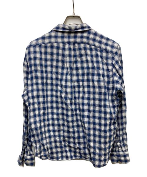 POLO RALPH LAUREN（ポロ・ラルフローレン）POLO RALPH LAUREN (ポロ・ラルフローレン) リネンシャツ ブルー サイズ:XSの古着・服飾アイテム