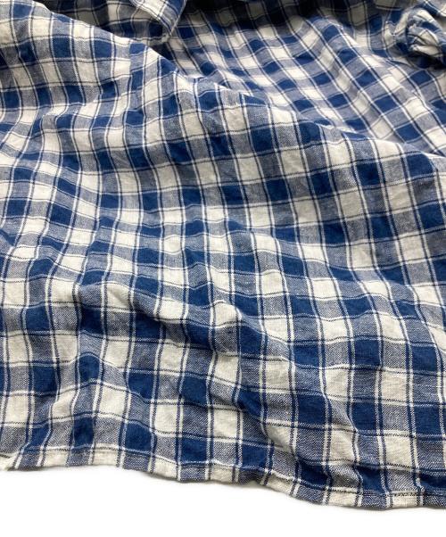 POLO RALPH LAUREN（ポロ・ラルフローレン）POLO RALPH LAUREN (ポロ・ラルフローレン) リネンシャツ ブルー サイズ:XSの古着・服飾アイテム