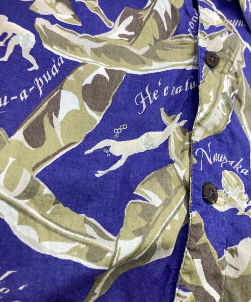 Patagonia（パタゴニア）Patagonia (パタゴニア) 90s PATALOHA BANANARAMA SHIRT ブルー サイズ:Lの古着・服飾アイテム