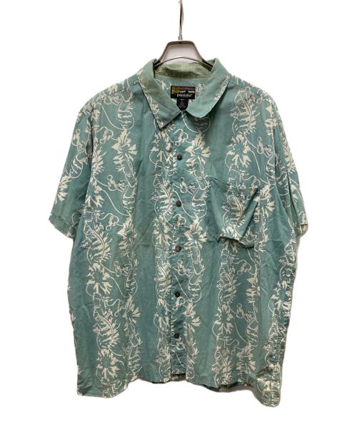 Patagonia（パタゴニア）Patagonia (パタゴニア) 90s PATALOHA Floral Climber shirt グリーン サイズ:XLの古着・服飾アイテム