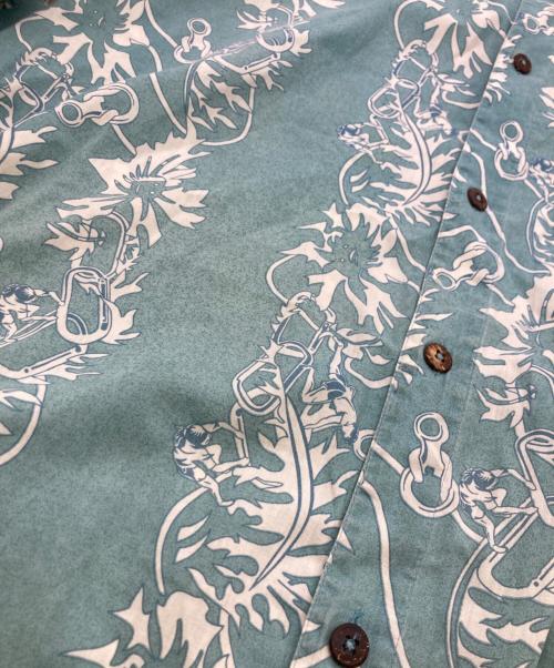 Patagonia（パタゴニア）Patagonia (パタゴニア) 90s PATALOHA Floral Climber shirt グリーン サイズ:XLの古着・服飾アイテム