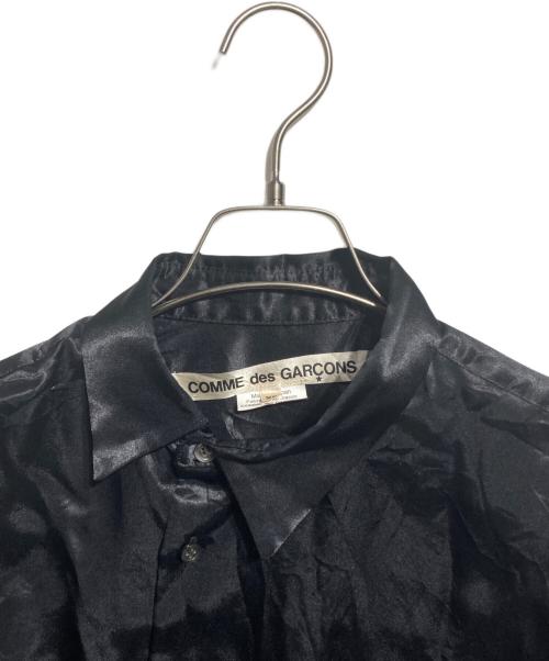 COMME des GARCONS（コムデギャルソン）COMME des GARCONS (コムデギャルソン) Twisted Polyester Blouse：捻じれ変形シャツ ブラック サイズ:XSの古着・服飾アイテム