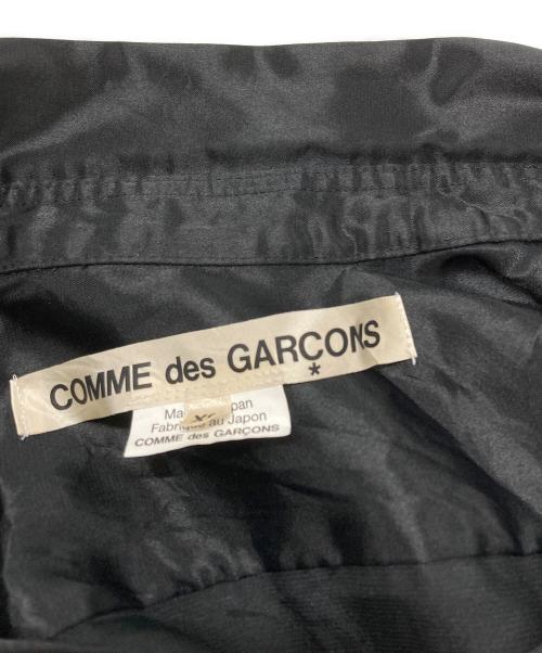 COMME des GARCONS（コムデギャルソン）COMME des GARCONS (コムデギャルソン) Twisted Polyester Blouse：捻じれ変形シャツ ブラック サイズ:XSの古着・服飾アイテム