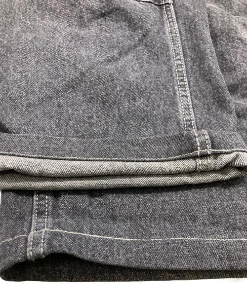 9090（9090）9090 (9090) King Logo Buggy Denim Pants ブラック サイズ:XLの古着・服飾アイテム