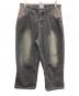 9090（9090）の古着「King Logo Buggy Denim Pants」｜ブラック