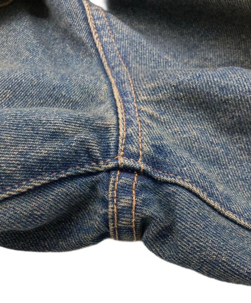 9090（9090）9090 (9090) King Logo Wide Tuck Denim Pants インディゴ サイズ:XLの古着・服飾アイテム