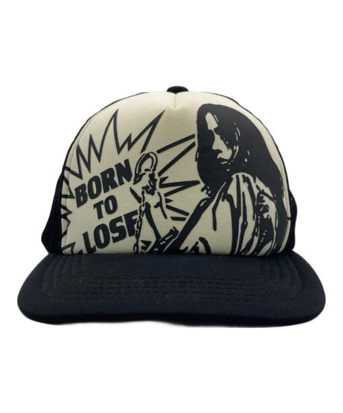 Hysteric Glamour（ヒステリックグラマー）Hysteric Glamour (ヒステリックグラマー) メッシュキャップ ブラック サイズ:Free(実寸参照）の古着・服飾アイテム