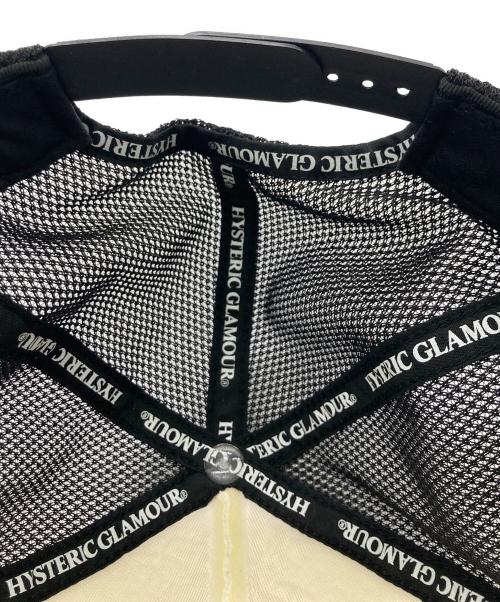 Hysteric Glamour（ヒステリックグラマー）Hysteric Glamour (ヒステリックグラマー) メッシュキャップ ブラック サイズ:Free(実寸参照）の古着・服飾アイテム