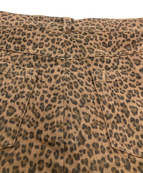 Bibiy.（ビビィ）Bibiy. (ビビィ) LULA LEOPARD BIKERS ブラウン サイズ:Sの古着・服飾アイテム