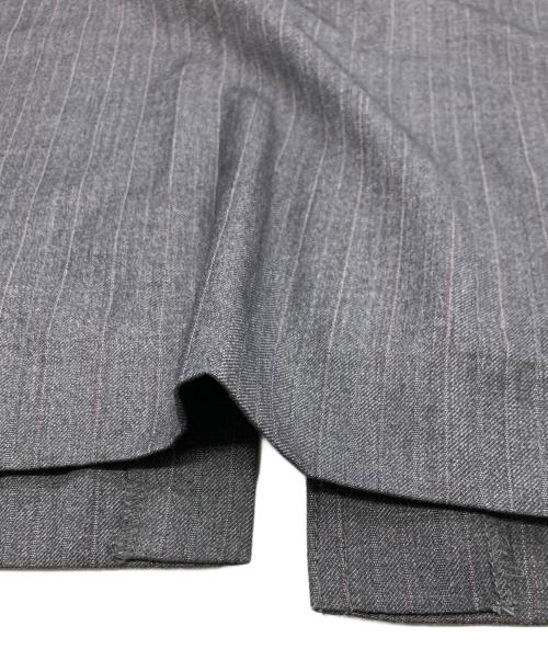 LOW CLASSIC LC（ロウ クラシック）LOW CLASSIC LC (ロウ クラシック) ストライプロングスカート グレー サイズ:Sの古着・服飾アイテム