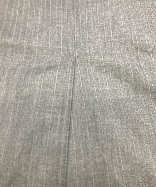 LOW CLASSIC LC（ロウ クラシック）LOW CLASSIC LC (ロウ クラシック) ストライプロングスカート グレー サイズ:Sの古着・服飾アイテム