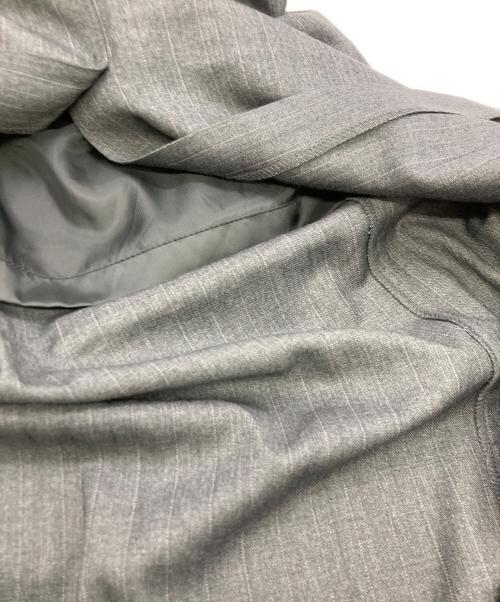 LOW CLASSIC LC（ロウ クラシック）LOW CLASSIC LC (ロウ クラシック) ストライプロングスカート グレー サイズ:Sの古着・服飾アイテム
