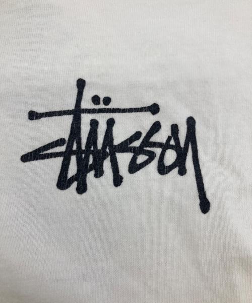stussy（ステューシー）stussy (ステューシー) 90s 2代目ドラゴンプリントTシャツ ホワイト サイズ:Lの古着・服飾アイテム