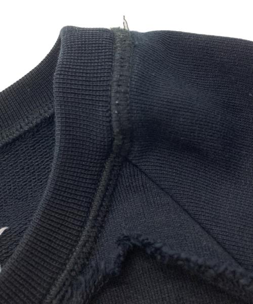 Maison Margiela（メゾンマルジェラ）Maison Margiela (メゾンマルジェラ) エルボーパッチカットオフスウェット ブラック サイズ:52の古着・服飾アイテム