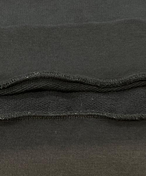 Maison Margiela（メゾンマルジェラ）Maison Margiela (メゾンマルジェラ) エルボーパッチカットオフスウェット ブラック サイズ:52の古着・服飾アイテム