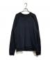 Maison Margiela（メゾンマルジェラ）の古着「エルボーパッチカットオフスウェット」｜ブラック