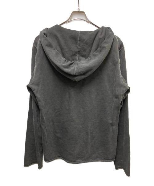 DIESEL Black Gold（ディーゼル ブラック ゴールド）DIESEL Black Gold (ディーゼル ブラック ゴールド) ジップポケットカットオフフーディ ブラック サイズ:Mの古着・服飾アイテム