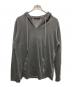 DIESEL Black Gold（ディーゼル ブラック ゴールド）の古着「ジップポケットカットオフフーディ」｜ブラック
