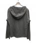 DIESEL Black Gold (ディーゼル ブラック ゴールド) ジップポケットカットオフフーディ ブラック サイズ:M：8000円