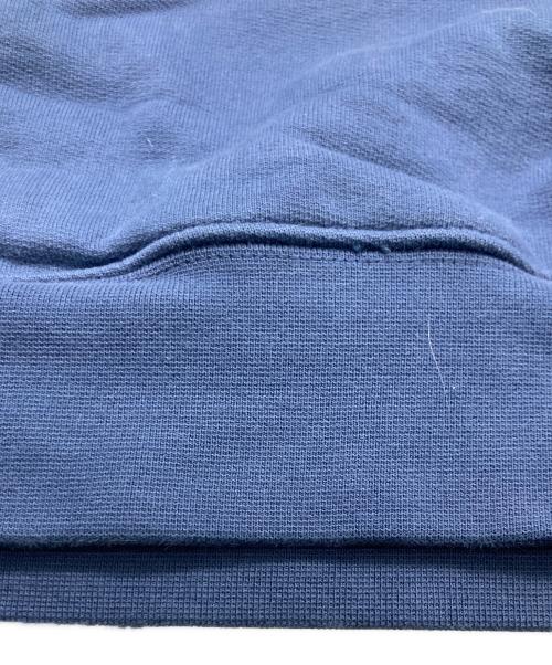 REVENGE（リベンジ）REVENGE (リベンジ) GLITCH ARCH LOGO TREATED HOODIE ブルー サイズ:XLの古着・服飾アイテム