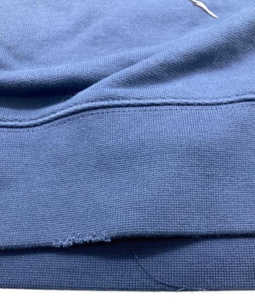 REVENGE（リベンジ）REVENGE (リベンジ) GLITCH ARCH LOGO TREATED HOODIE ブルー サイズ:XLの古着・服飾アイテム