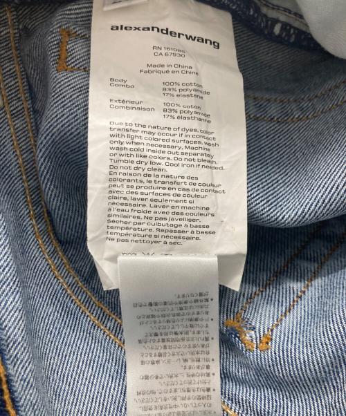 ALEXANDER WANG（アレキサンダー・ワン）ALEXANDER WANG (アレキサンダー・ワン) Prestyle Logo Bikini Jeans インディゴ サイズ:24の古着・服飾アイテム