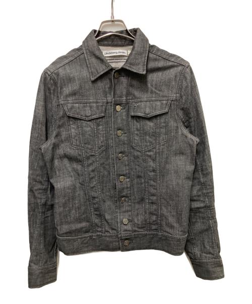 J. LINDEBERG（ジェイリンドバーグ）J. LINDEBERG (ジェイリンドバーグ) デニムジャケット ブラック サイズ:Mの古着・服飾アイテム