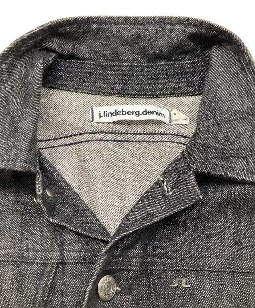 J. LINDEBERG（ジェイリンドバーグ）J. LINDEBERG (ジェイリンドバーグ) デニムジャケット ブラック サイズ:Mの古着・服飾アイテム