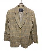 Burberry'sバーバリーズ）の古着「カシミヤ2Bジャケット」｜イエロー