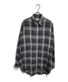STELLA McCARTNEY（ステラマッカートニー）の古着「シャドーチェックシャツ」｜ブラック