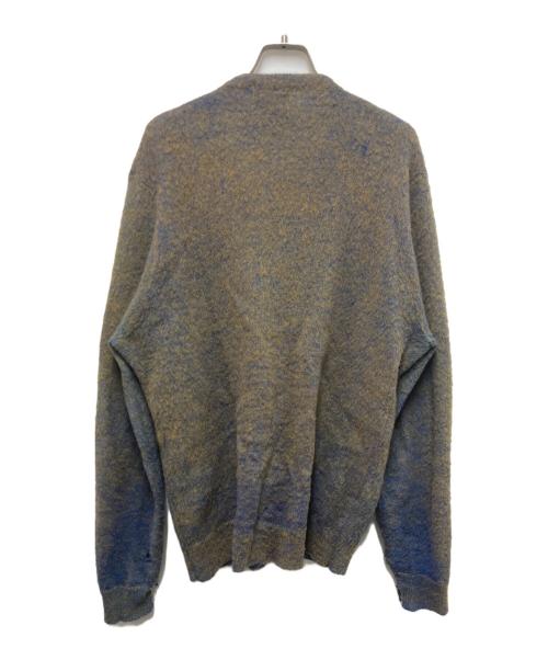 the Moonshiner knit by Himalaya（ザ・ムーンシャイナー・ニット・バイ・ヒマラヤ）the Moonshiner knit by Himalaya (ザ・ムーンシャイナー・ニット・バイ・ヒマラヤ) 60s モヘアカーディガン ブルー×グリーン サイズ:Ｍの古着・服飾アイテム