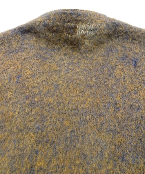 the Moonshiner knit by Himalaya（ザ・ムーンシャイナー・ニット・バイ・ヒマラヤ）the Moonshiner knit by Himalaya (ザ・ムーンシャイナー・ニット・バイ・ヒマラヤ) 60s モヘアカーディガン ブルー×グリーン サイズ:Ｍの古着・服飾アイテム
