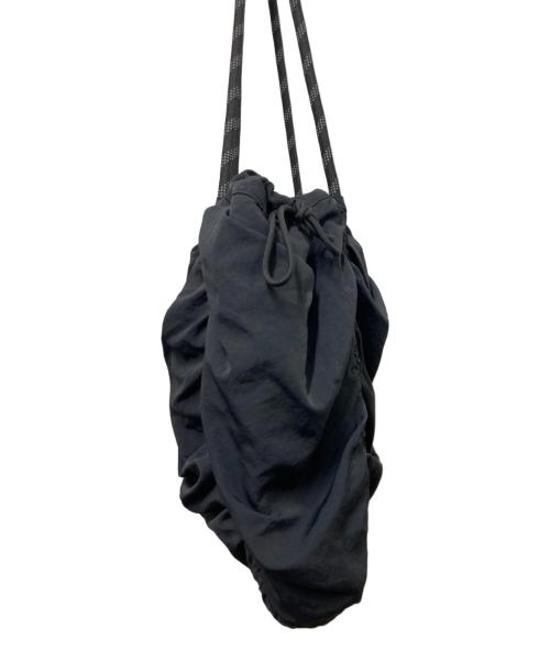 LULULEMON（ルルレモン）LULULEMON (ルルレモン) ギャザーナイロントートバッグ ブラック サイズ:Free(実寸参照）の古着・服飾アイテム