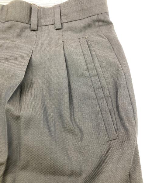 Zanella（ザネーラ）Zanella (ザネーラ) ワイドタックスラックス ブラウン サイズ:36の古着・服飾アイテム