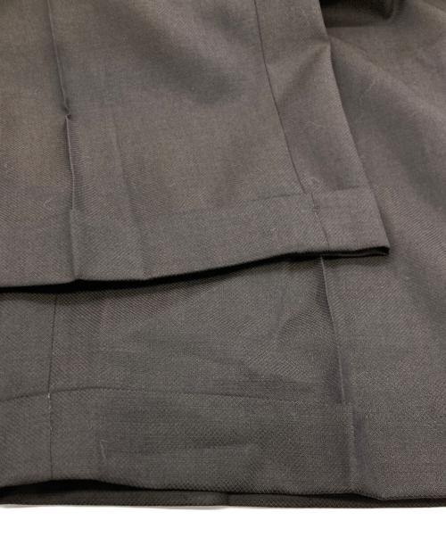 Zanella（ザネーラ）Zanella (ザネーラ) ワイドタックスラックス ブラウン サイズ:36の古着・服飾アイテム