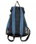 DIESEL (ディーゼル) レザー切替バックパック ブラック×ブルー サイズ:Free(実寸参照）：8000円
