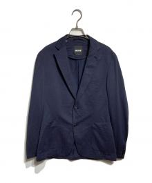 HUGO BOSS（ヒューゴ ボス）の古着「スリムフィットジャケット パフォーマンスストレッチジャージー」｜ネイビー