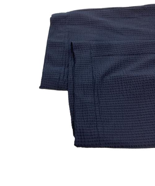 HUGO BOSS（ヒューゴ ボス）HUGO BOSS (ヒューゴ ボス) シアサッカースラックス ネイビー サイズ:UK48の古着・服飾アイテム