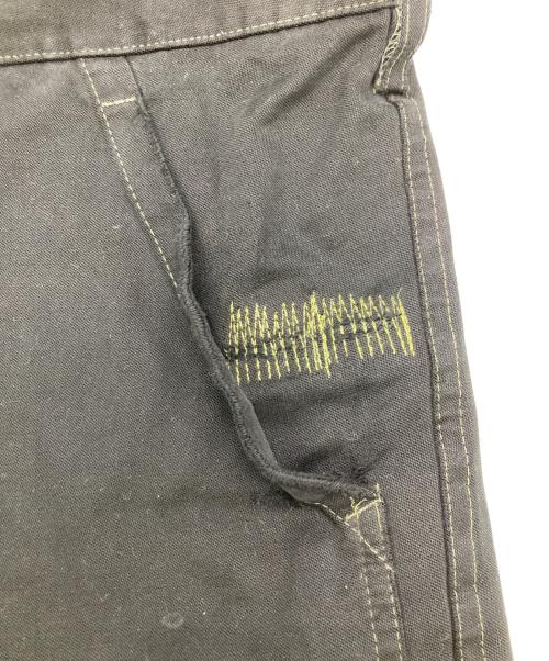 USED（ユーズド）USED (ユーズド) 後染めダブルニーパンツ ブラック サイズ:52の古着・服飾アイテム
