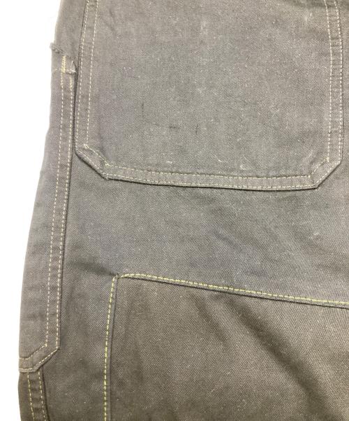 USED（ユーズド）USED (ユーズド) 後染めダブルニーパンツ ブラック サイズ:52の古着・服飾アイテム